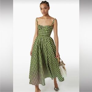 Giambattista Valli green cane dress